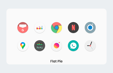 Flat Pie - Icon Pack Screenshot