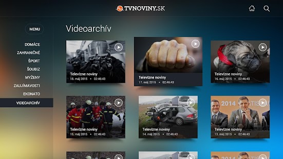 TVNOVINY.sk Screenshot