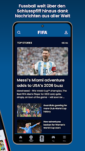Die offizielle FIFA-App Screenshot