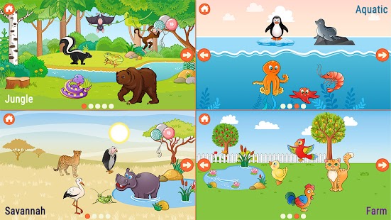 Puzzle für Kinder, Tiere spiel Screenshot
