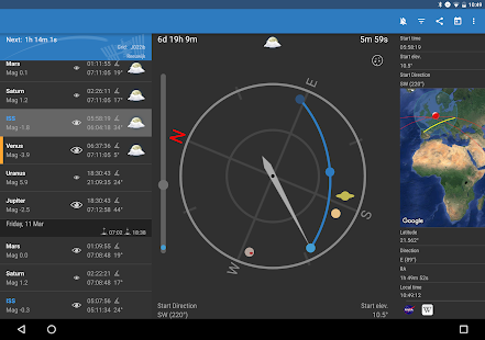 ISS Detektor: Raumstation und Satelliten-Tracker Screenshot