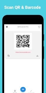 QR and Barcode Scanner Pro Screenshot