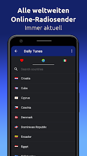 Daily Tunes - Alle Weltradios Screenshot