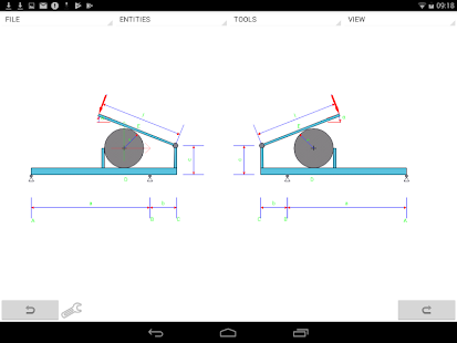 MobilCAD 2d Pro CAD Screenshot