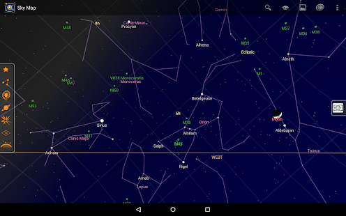 Sky Map Screenshot