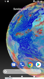 Weather Satellite Wallpaper Screenshot