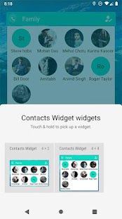 Contacts Widget - Speed Dial Screenshot