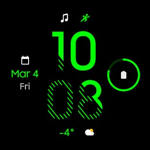 Awf Fit OLED: Watch face Screenshot