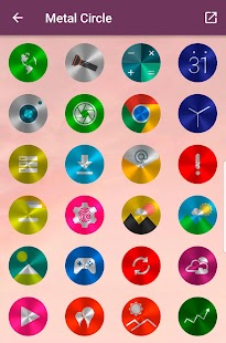Metal Circle - Icon Pack Screenshot