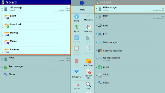 X-plore File Manager Screenshot