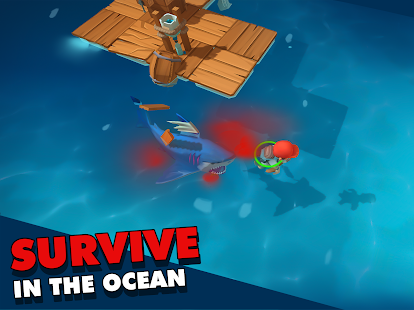 Epic Raft: Fighting Zombie Shark Survival Games Screenshot