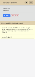 Scrabble Slovník Screenshot