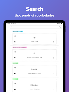 Memorize: Learn Vietnamese Words with Flashcards Screenshot