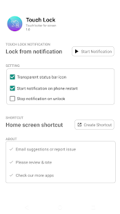 Touch Lock : Lock touch screen Screenshot