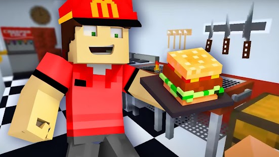 Mod of McDonald's in Minecraft Screenshot
