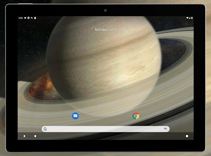 Planeten 3D Live Hintergrund Screenshot