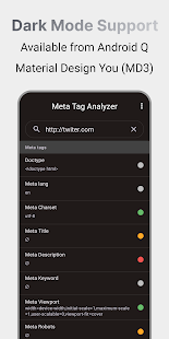 Metatag Analyzer Screenshot