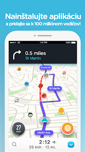 Waze: navigácia a premávka Screenshot