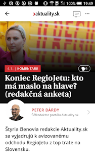 Aktuality.sk Screenshot