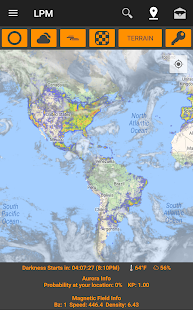 Light Pollution Map - Dark Sky & Astronomy Tools Screenshot