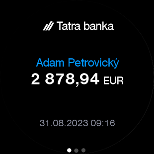 Tatra banka Screenshot