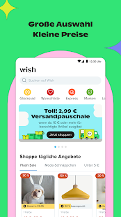 Wish: Shoppen und Sparen Screenshot