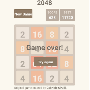 Most expensive 2048 game Screenshot