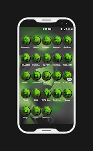 Spatter Green Icons Pack Screenshot
