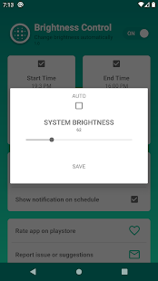 Brightness Control - Brightness Scheduler Screenshot