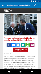 Slovensko Správy Screenshot
