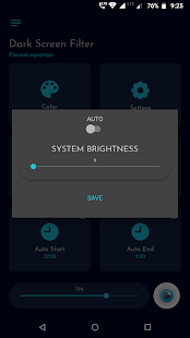 Dark screen filter - Blue light - Night mode Screenshot