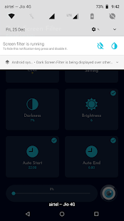 Dark screen filter - Blue light - Night mode Screenshot