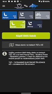 ZSSK SMS lístok Screenshot