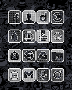Lines Square - White Icon Pack Screenshot