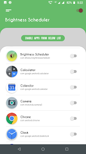 Brightness Control per app Screenshot
