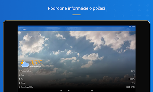 iMeteo.sk Počasie: Blesky & Ra Screenshot