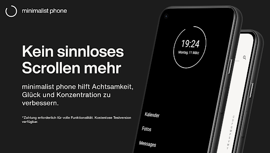 minimalist phone: offtime Screenshot