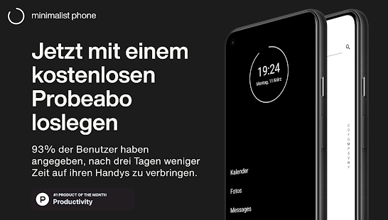 minimalist phone: offtime Screenshot