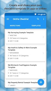 OnSite Checklist - Quality & Safety Inspector Screenshot