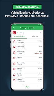 Dopravná karta v mobile Screenshot