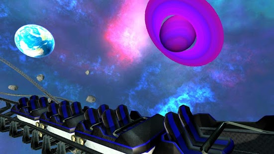 Intergalaktická vesmírná VR horská dráha Screenshot