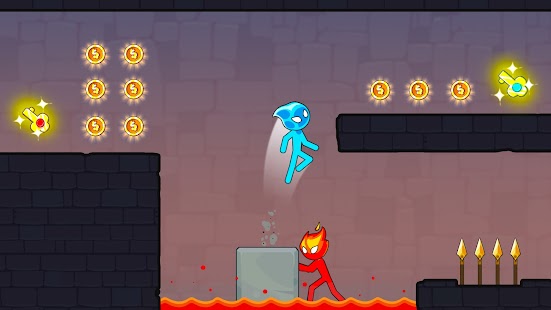 Stickman Red boy and Blue girl Screenshot