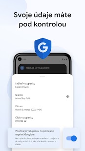 Peňaženka Google Screenshot