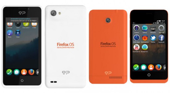 Firefox OS smartfony