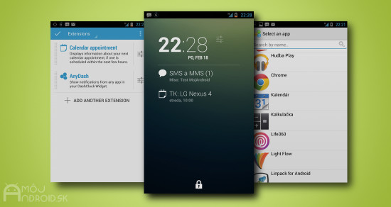 AnyDash Android aplikacia