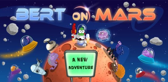 Bert on Mars Android hra