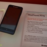 Lenovo IdeaPhone P770 MWC 2013