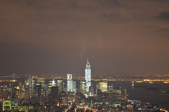 nočný výhľad z Empire State Building III.