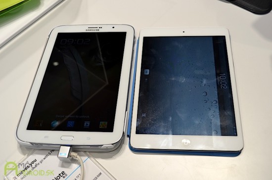 Samsung Galaxy Note 8.0 a Apple iPad mini