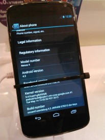 Android 4.3 na Nexuse 4 c